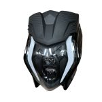 Combo Farola + Carenaje C/visor Akt-cr4 Negro Led